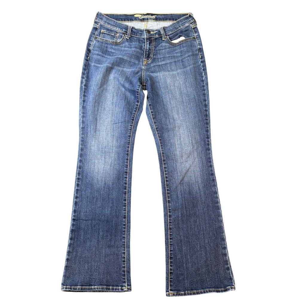 Old Navy The Sweetheart Bootcut Jeans Womens 10 Regular Medium Wash Blue Stretch